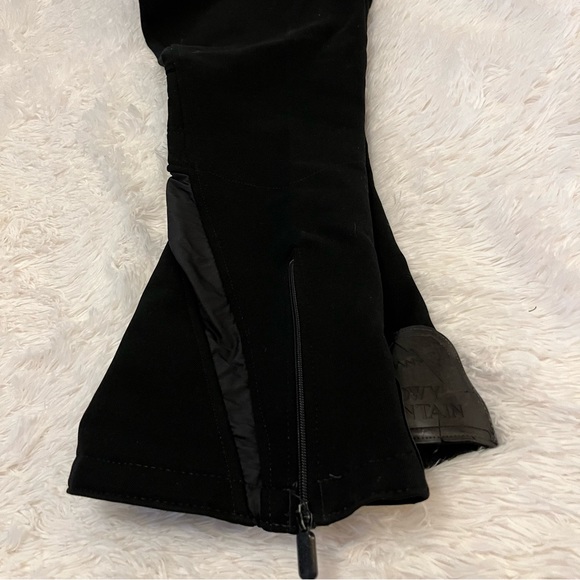 Snowy Mountain Vintage Black Ski Pants Made In Italy - Picture 10 of 12